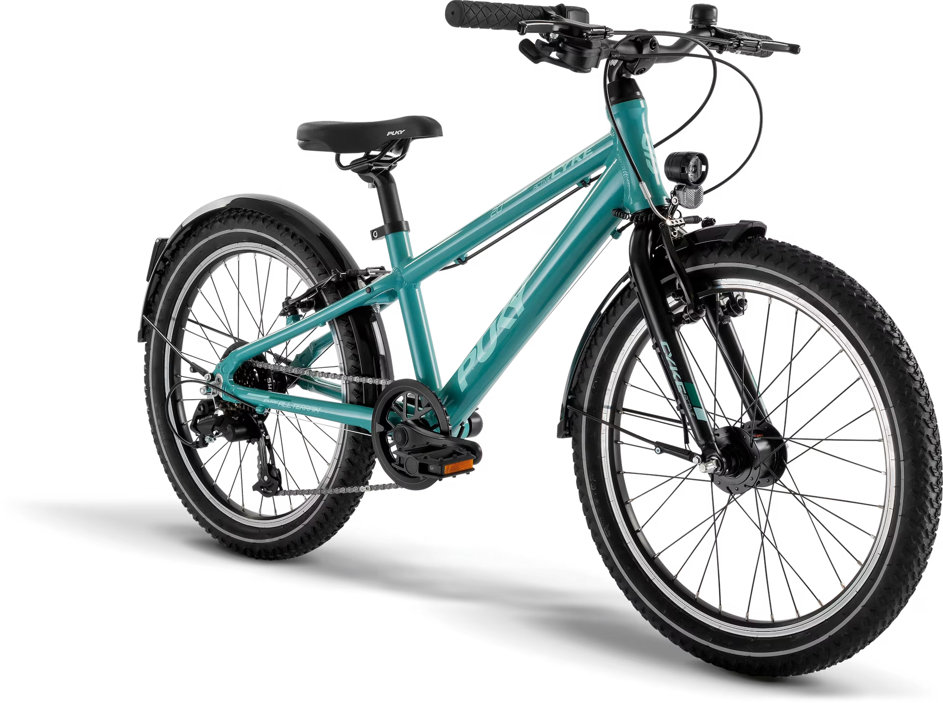 PUKY CYKE 20-7 Alu ACTIVE turquoise/zwart (2025)