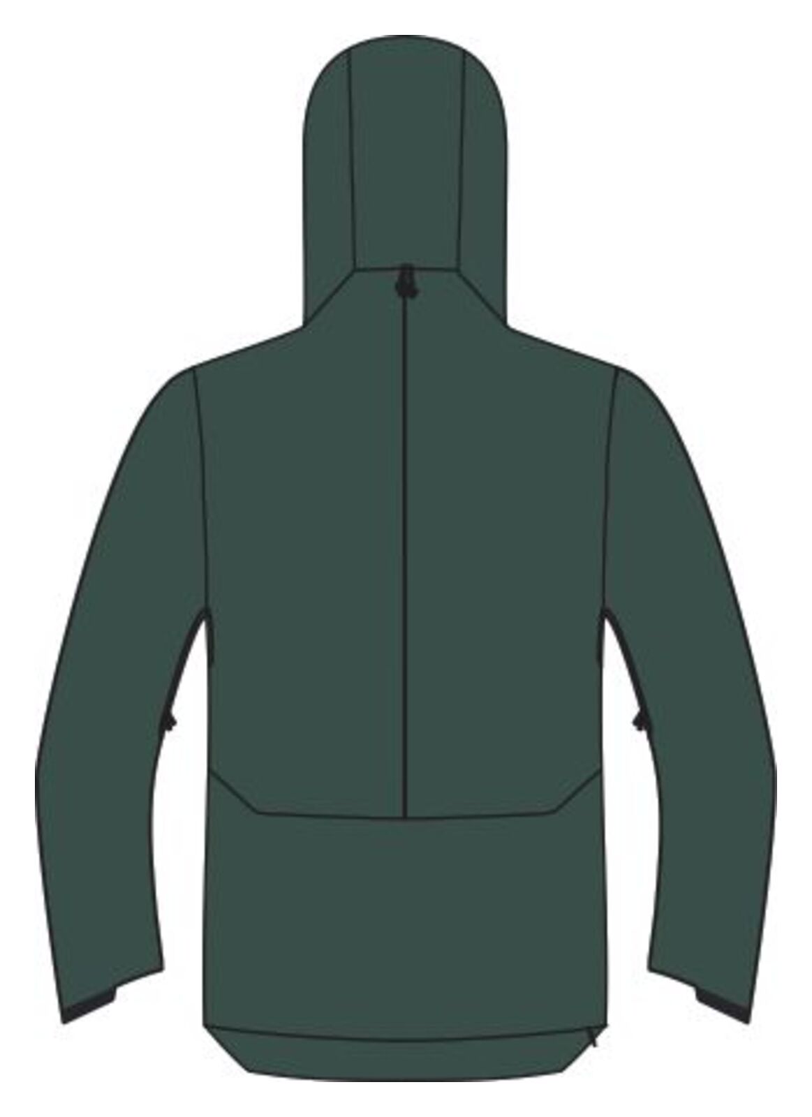 VAUDE Cyclist Warm Rain Jacket heren groen