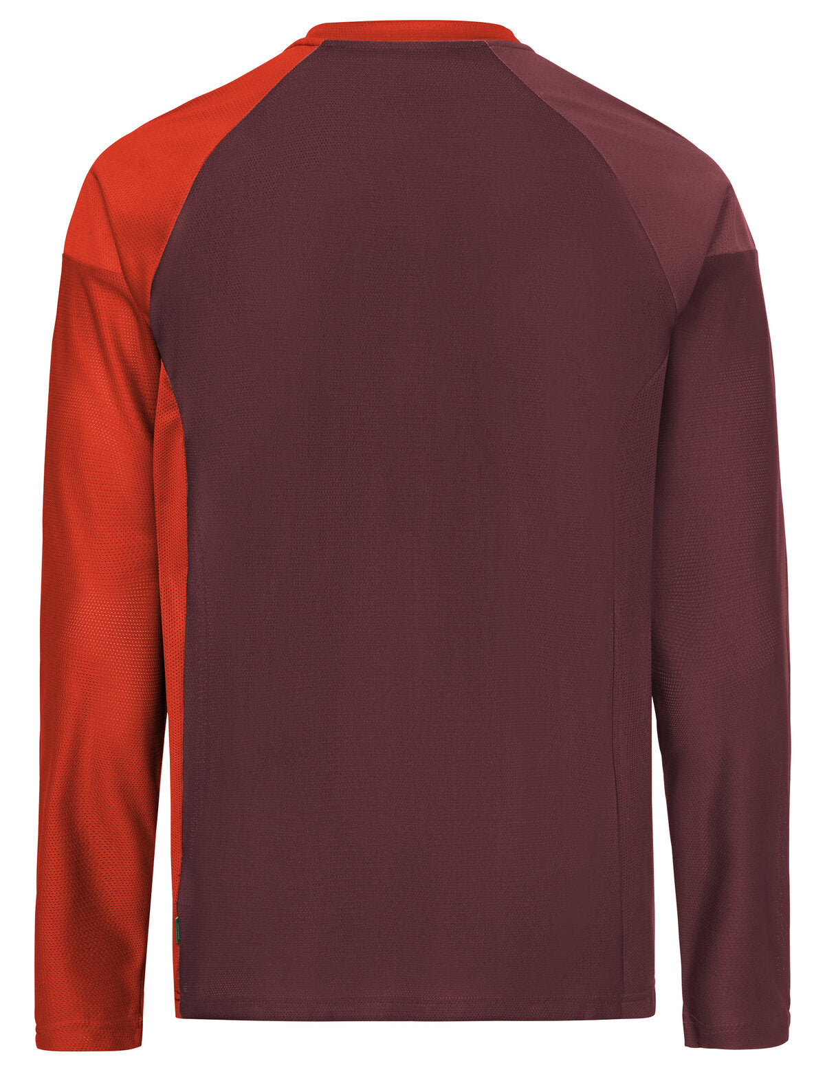 VAUDE Heren Moab LS T-Shirt VI glowing red/black