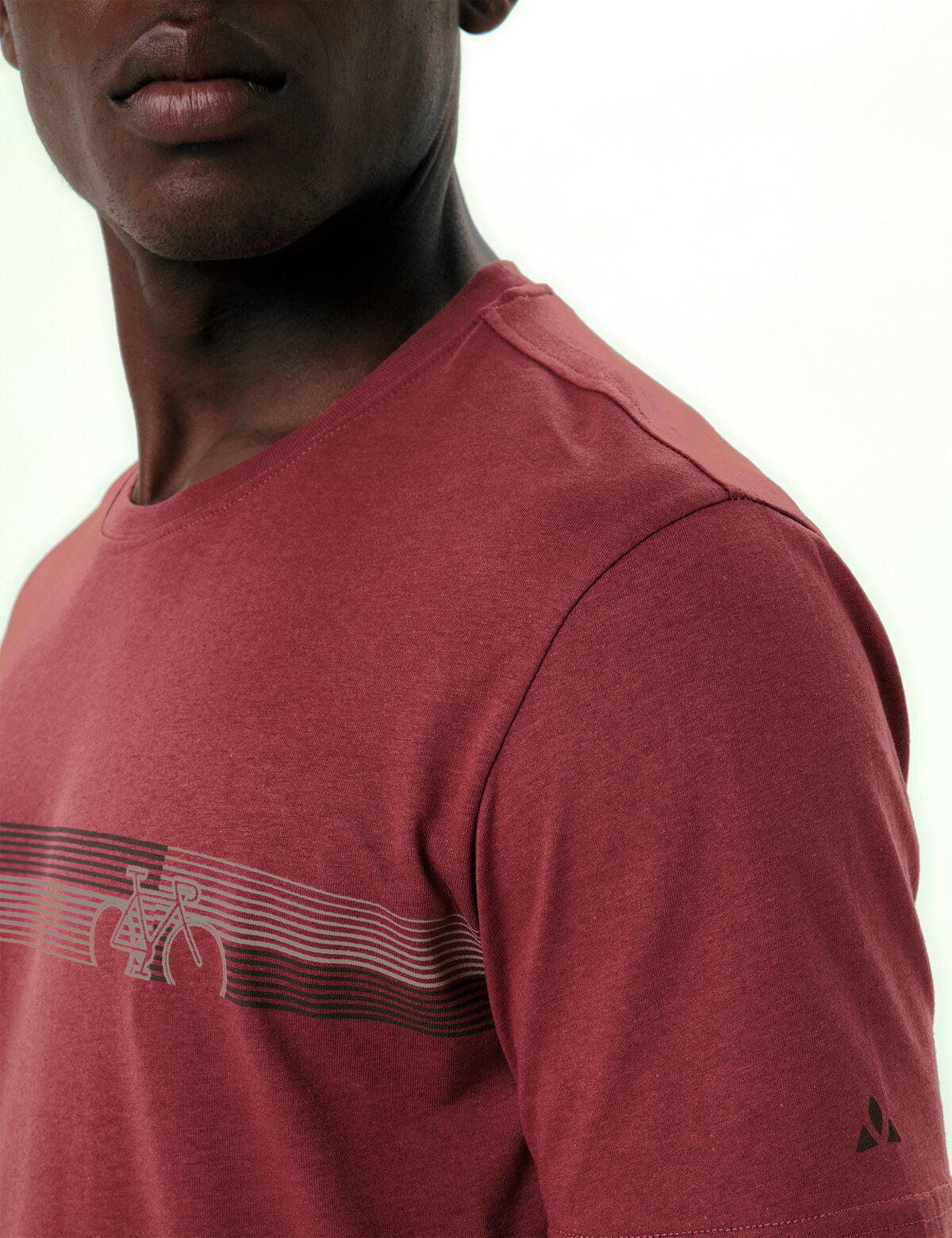 VAUDE Heren Fietsshirt V redeva/rood