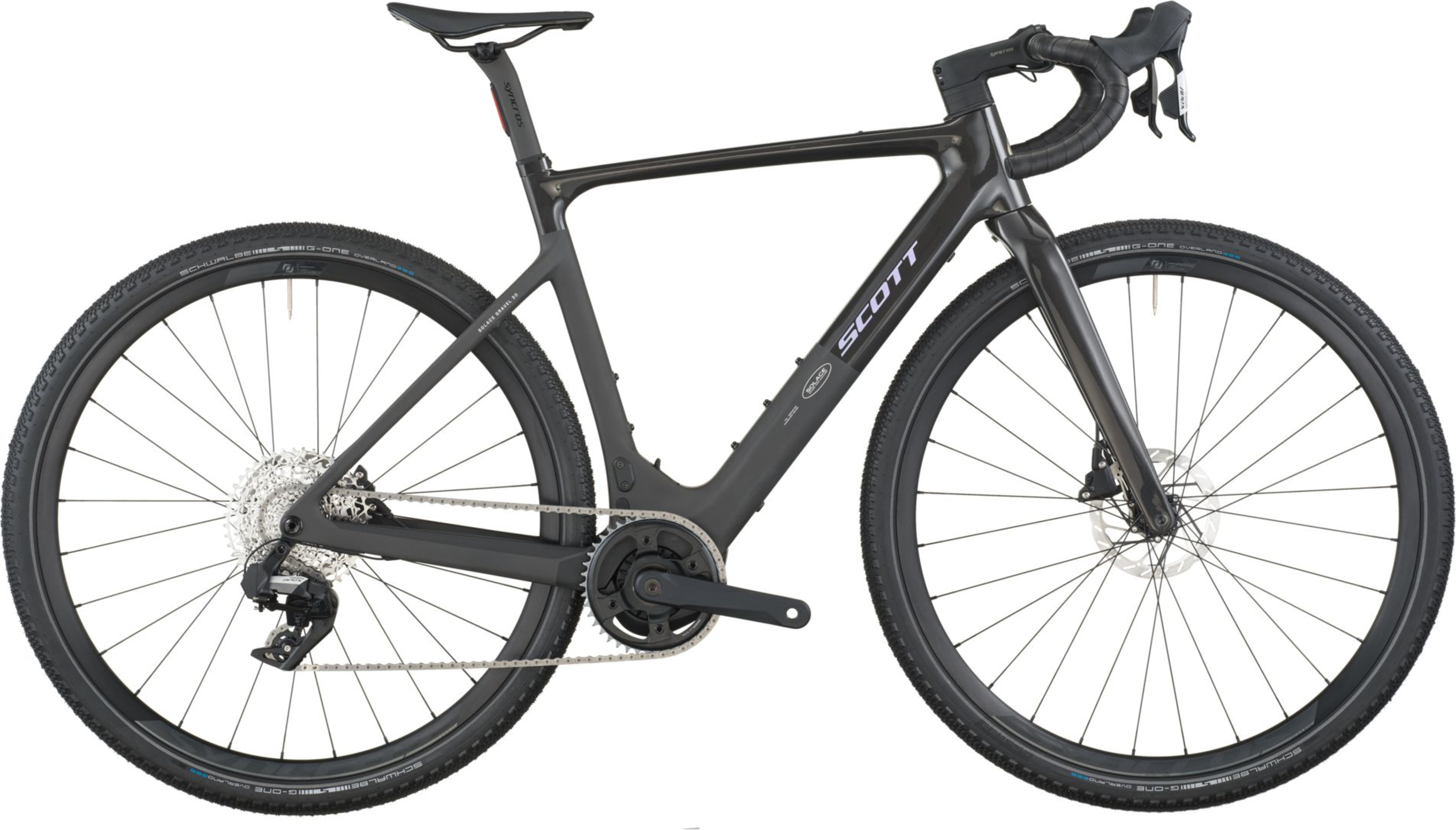 Scott Solace Gravel 30 carbon zwart