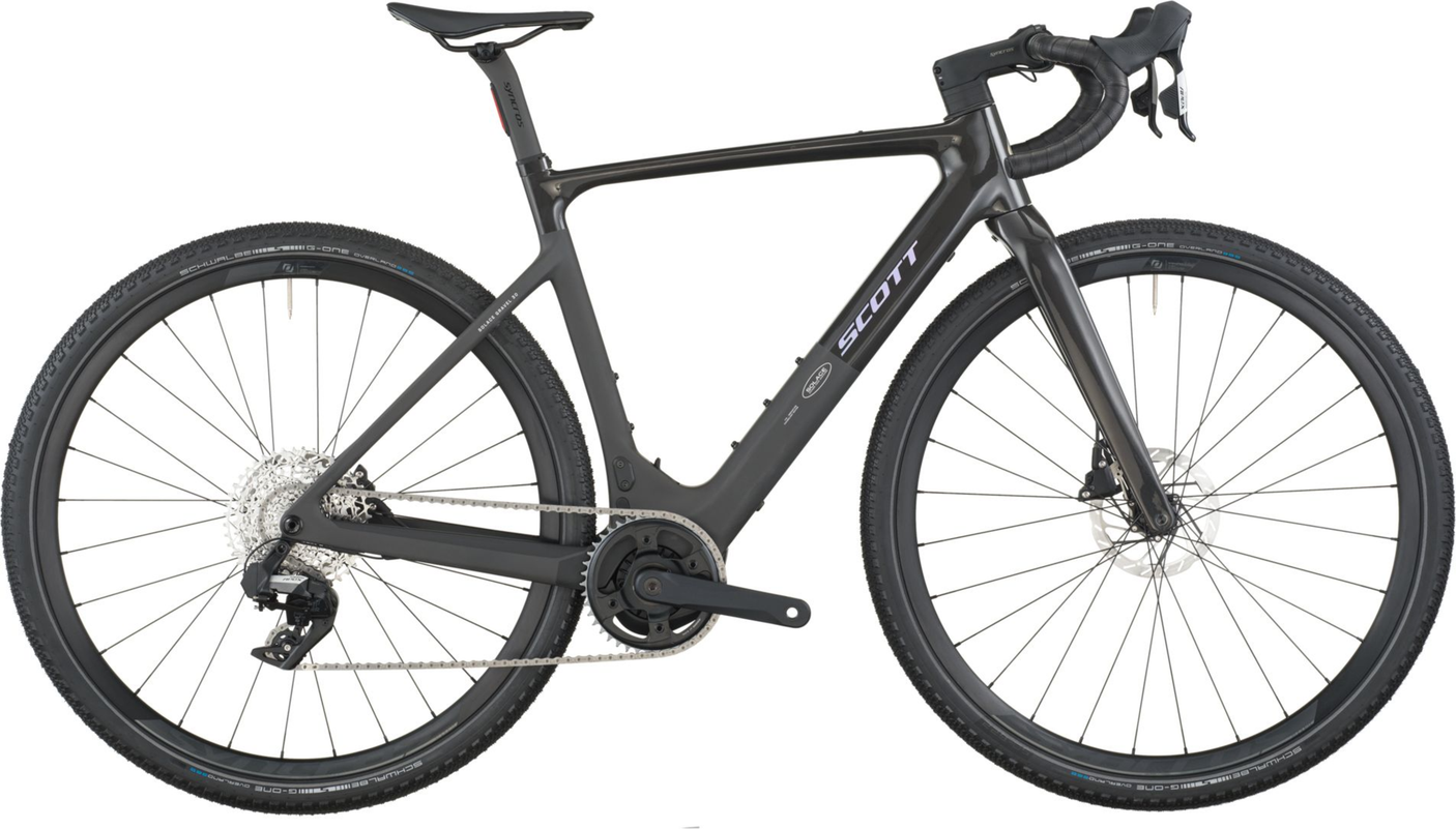 Scott Solace Gravel 30 carbon zwart
