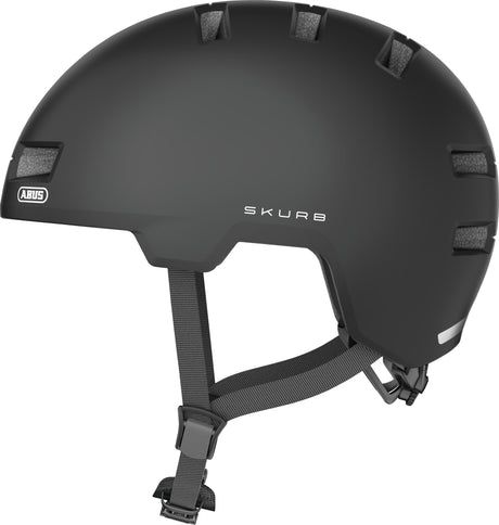 Abus fietshelm Skurb velvet black
