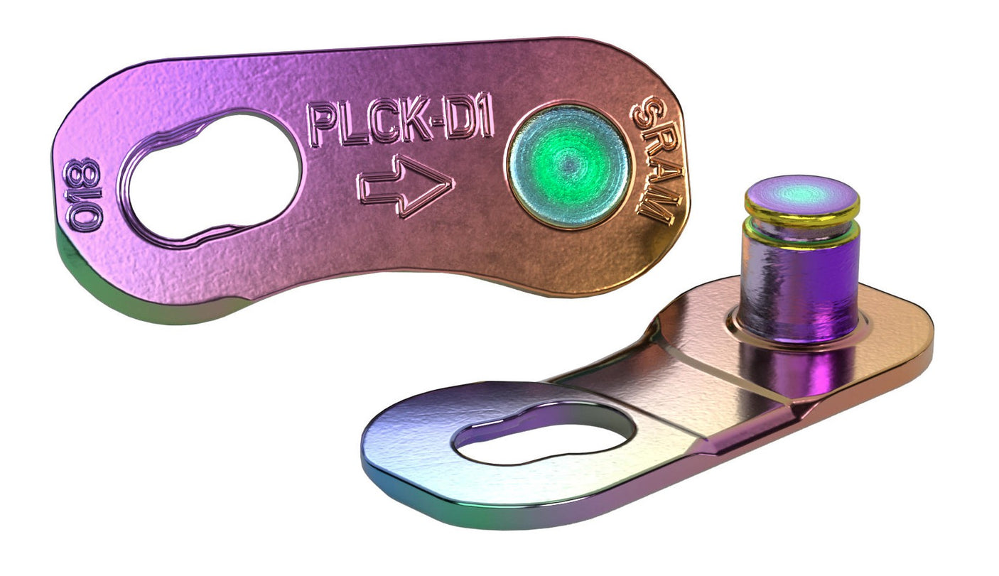 SRAM PowerLock Flattop kettingschakel 12-speed (4 stuks) D1 rainbow