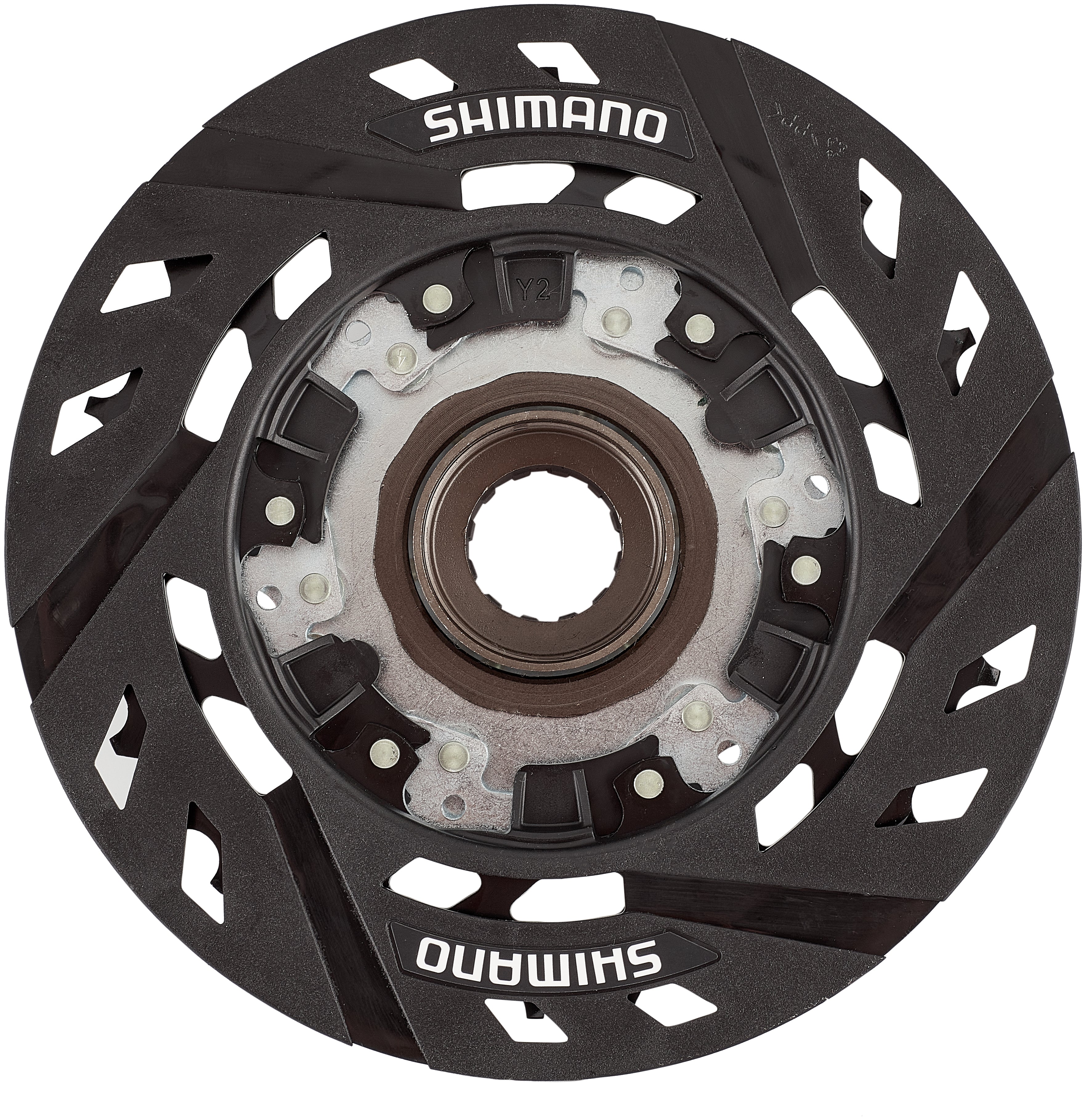 Shimano MF-TZ510 Schroefkrans 7-speed bruin/zwart