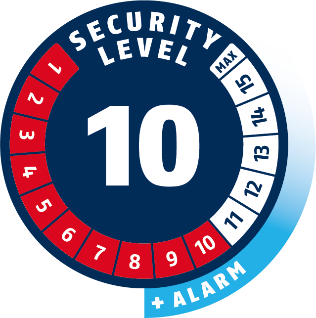 Abus vouwslot BORDO™ Alarm 6000KA black
