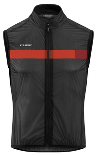 CUBE TEAMLINE windvest zwart – aktuelle Variante
