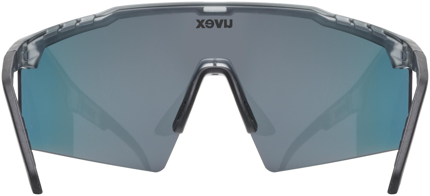 uvex Flowline fietsbril Smoke Mat / Mirror Red