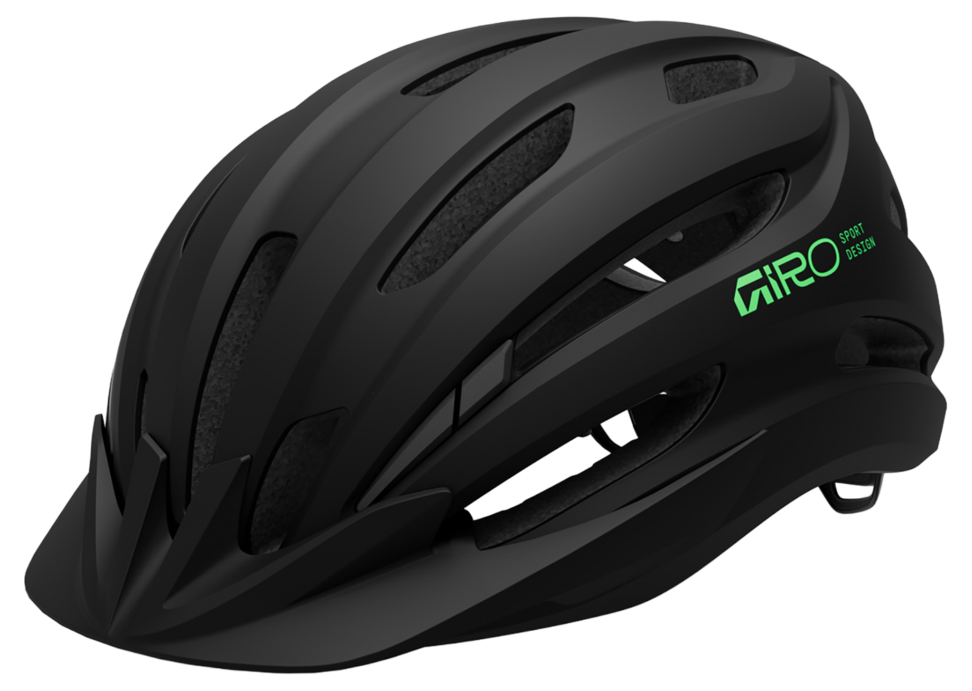 Giro Register II mat zwart/groen