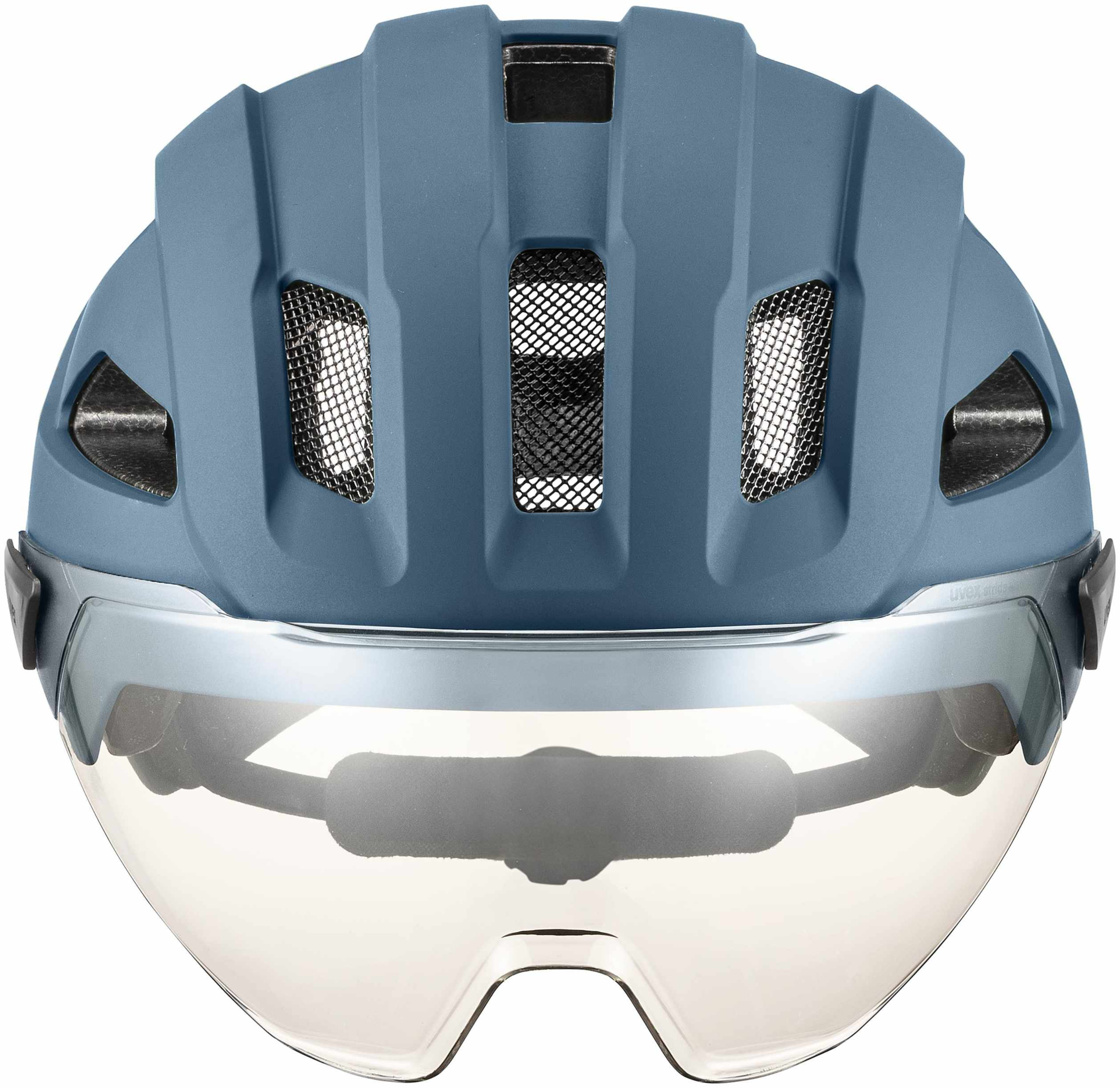 uvex Stride Vizier City-helm Steenblauw Mat