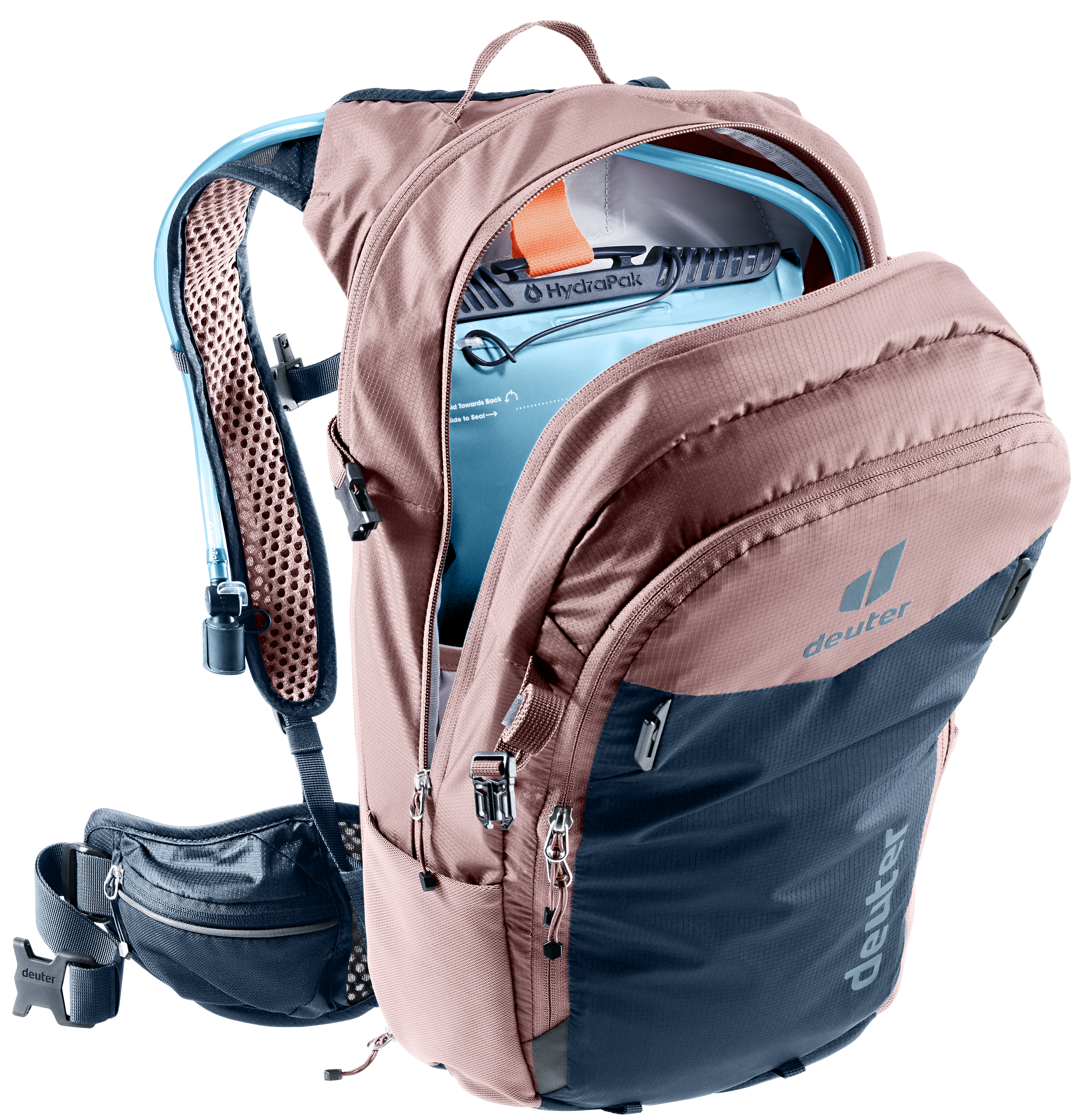 deuter Compact 14+3 fietsrugzak ink-ashrose