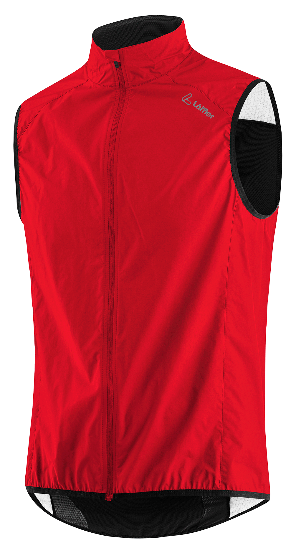 Löffler M Fiets Bodywarmer Cf Wpm Zak Rood