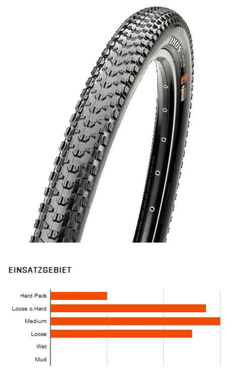 Maxxis Ikon 29" Dual TR EXO opvouwbaar