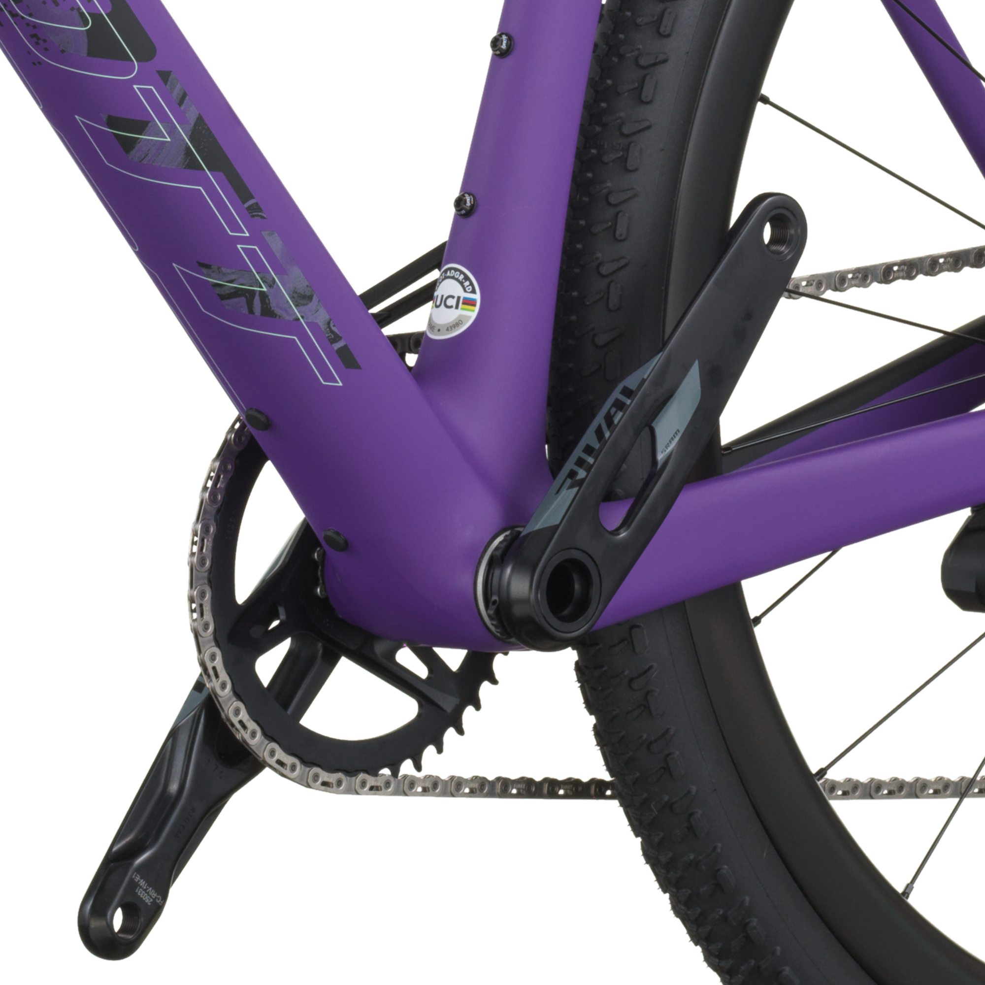 Scott Addict Gravel 20 carbon zwart/indigo paars