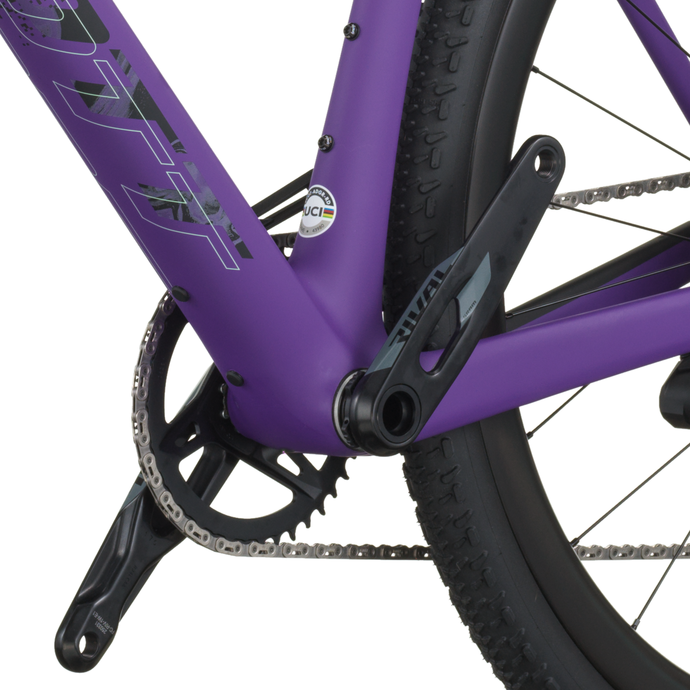 Scott Addict Gravel 20 carbon zwart/indigo paars