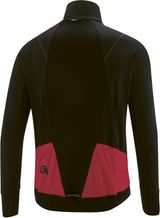 Gonso Bavella lange mouwen jersey met volledige ritssluiting heren rood/zwart