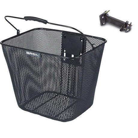 Basil BILBAO voorwielmand zwart