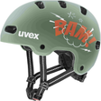 uvex Kid 4 Style bam moss groen-papaya mat