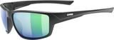 uvex Sportstyle 230 fietsbril Zwart Mat / Mirror Green
