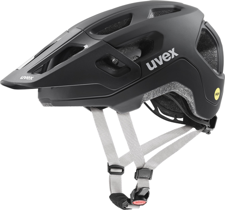uvex React Jr. Mips Kinderhelm Zwart Mat