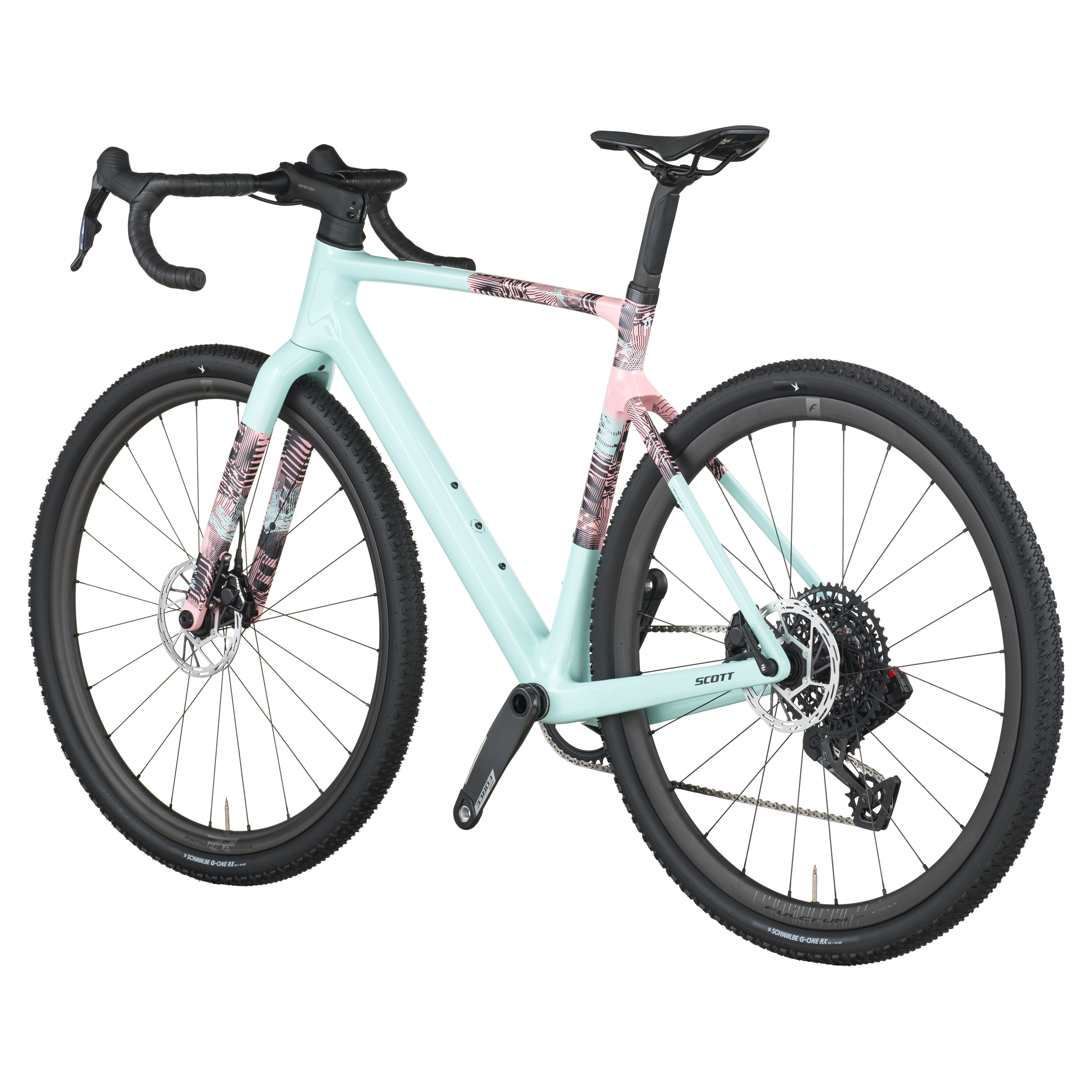 Scott Addict Gravel 10 gelato blauw/gelato roze