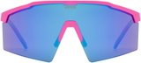 uvex Flowline fietsbril Roze Mat / Mirror Blue