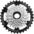 SunRace MFM4S Schroefkrans 7-speed zwart/zilver