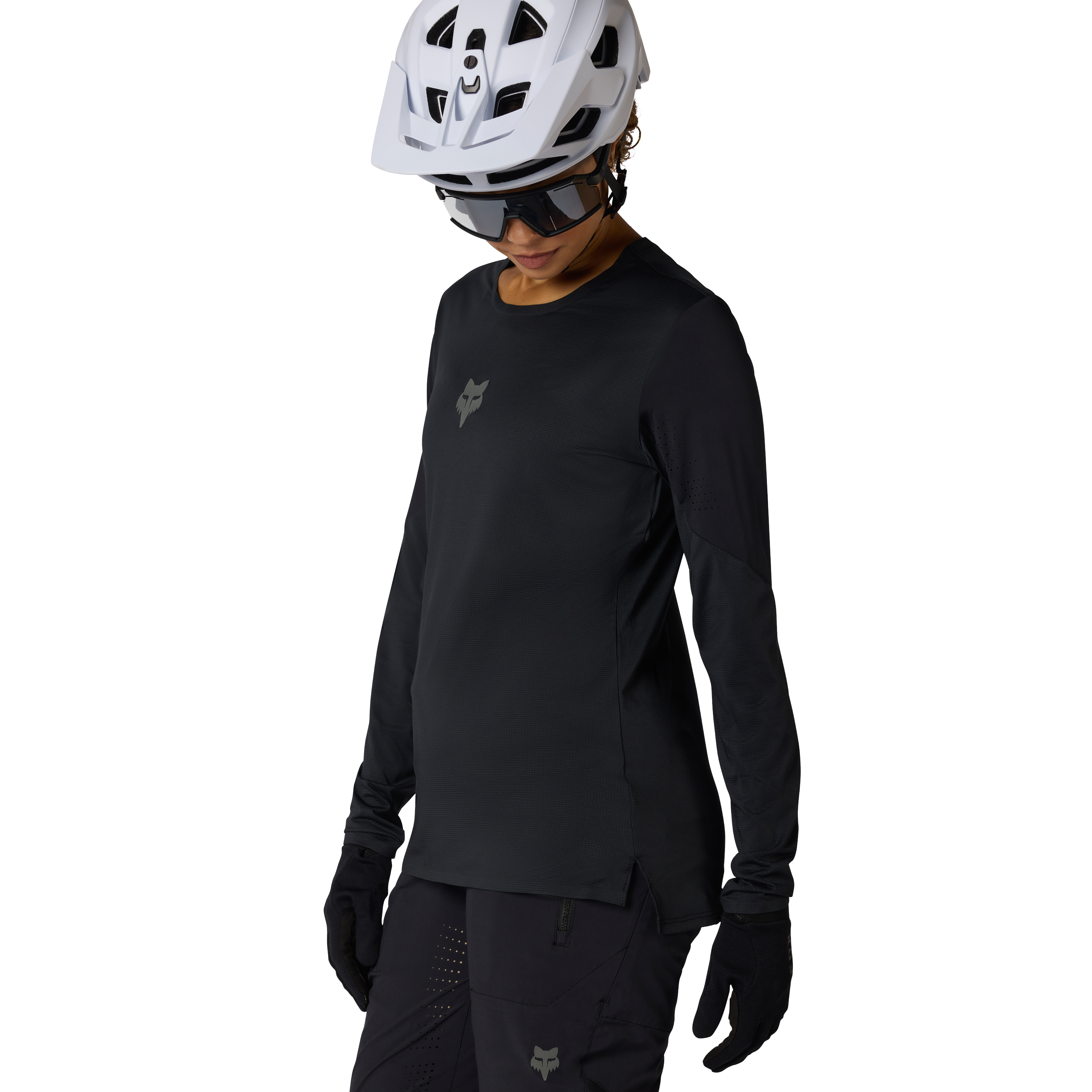 Fox W Flexair LS Jersey Zwart