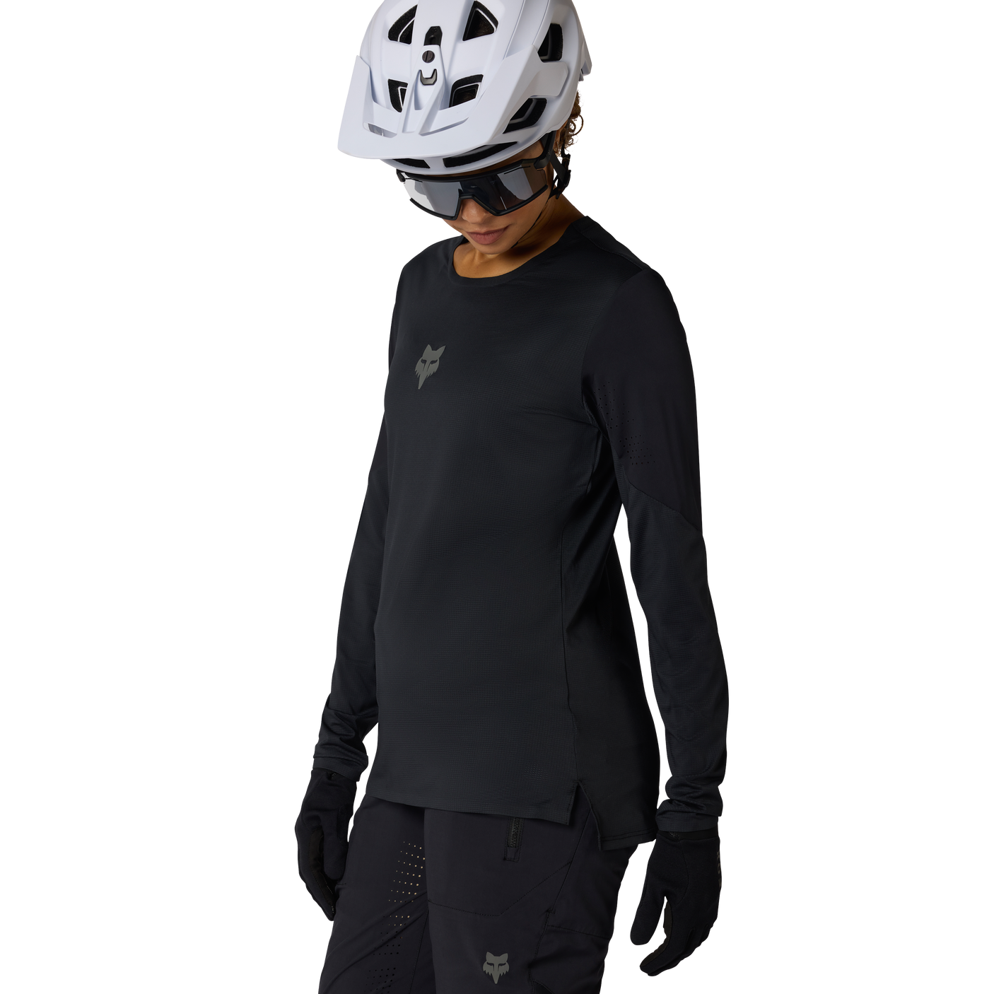 Fox W Flexair LS Jersey Zwart