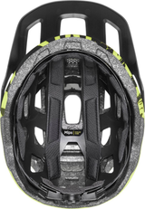 uvex React Jr. Mips Kinderhelm Lime - Zwart