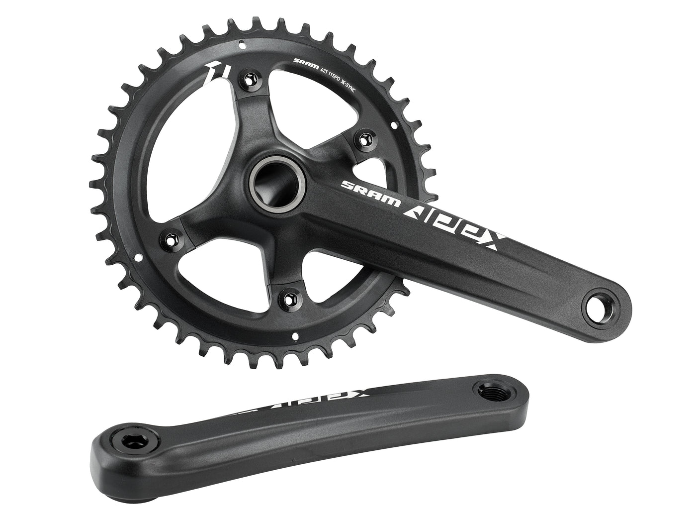 SRAM Apex 1 crankstel 42 tanden 11-speed zwart