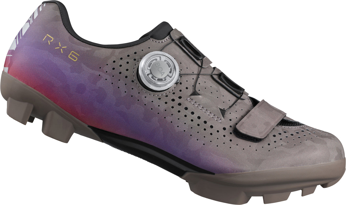 Shimano RX600W Gravel-schoenen Dames grijs/paars