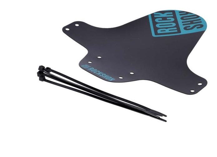 RockShox MTB spatbord steenslagbeschermer zwart-teal