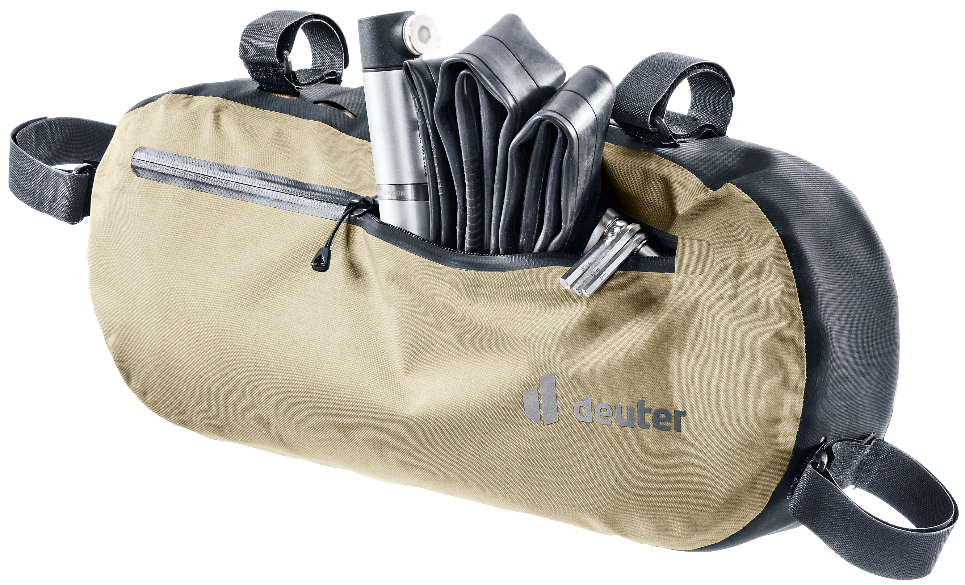 deuter Cabezon Front Bag 6 stuurtas beige/zwart