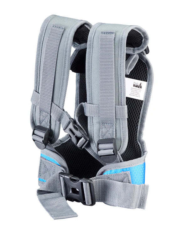 little Biker fietsleerjack Soft Blue