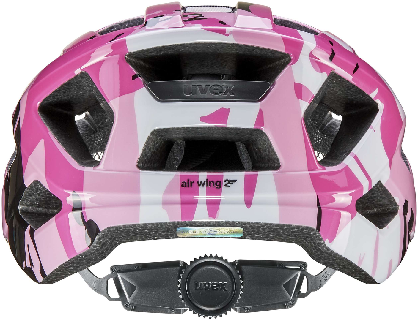 uvex Air Wing 2 kinderhelm Aardbei-Zwart