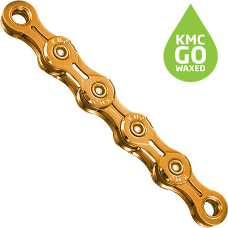 KMC X11EL Ti-N Ketting 11-speed 118 schakels gewaxed goud