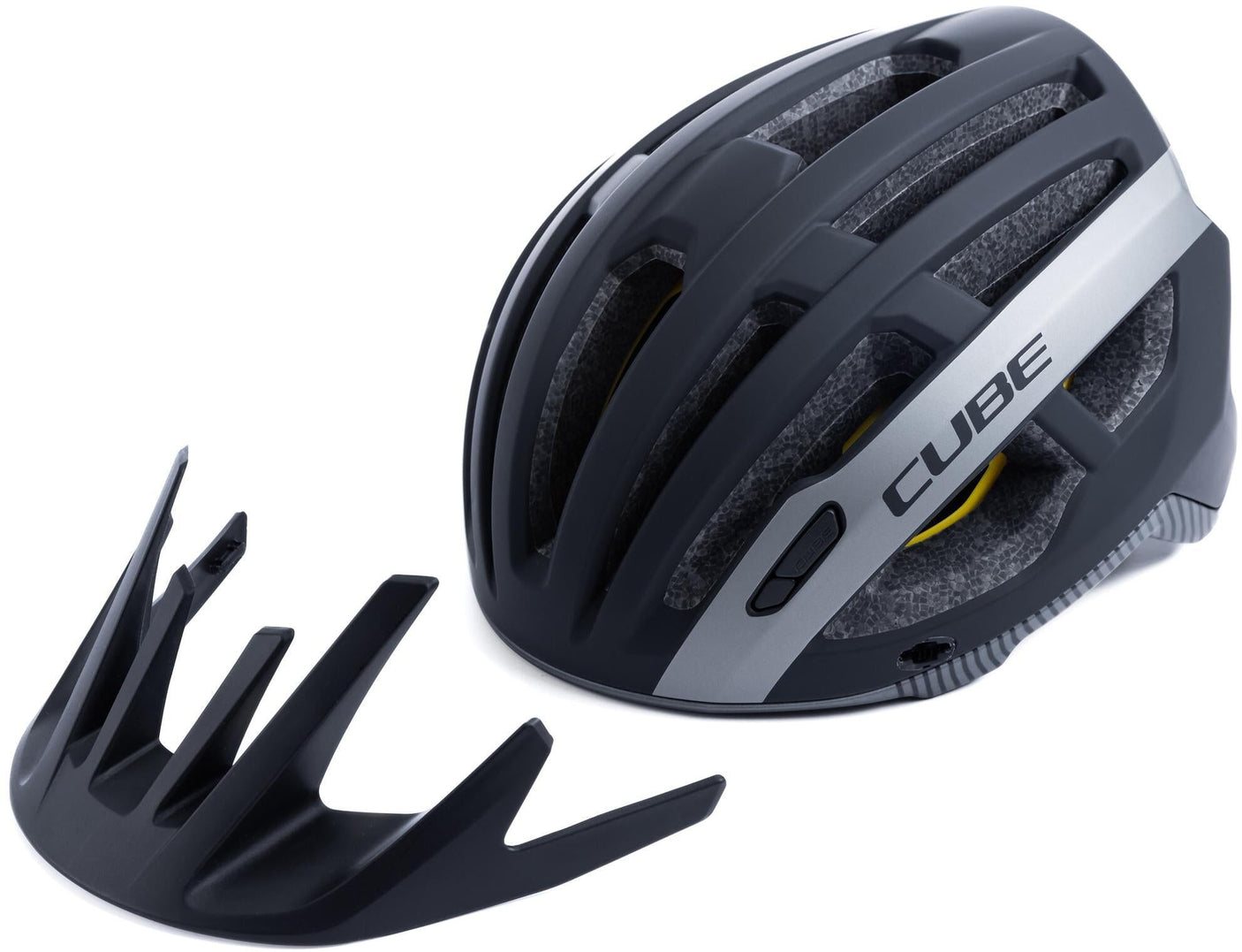 CUBE helm OFFPATH zwart'n'grijs