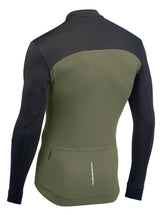 Northwave Force 2 Jersey LS Full Zip Zwart/Bosgroen