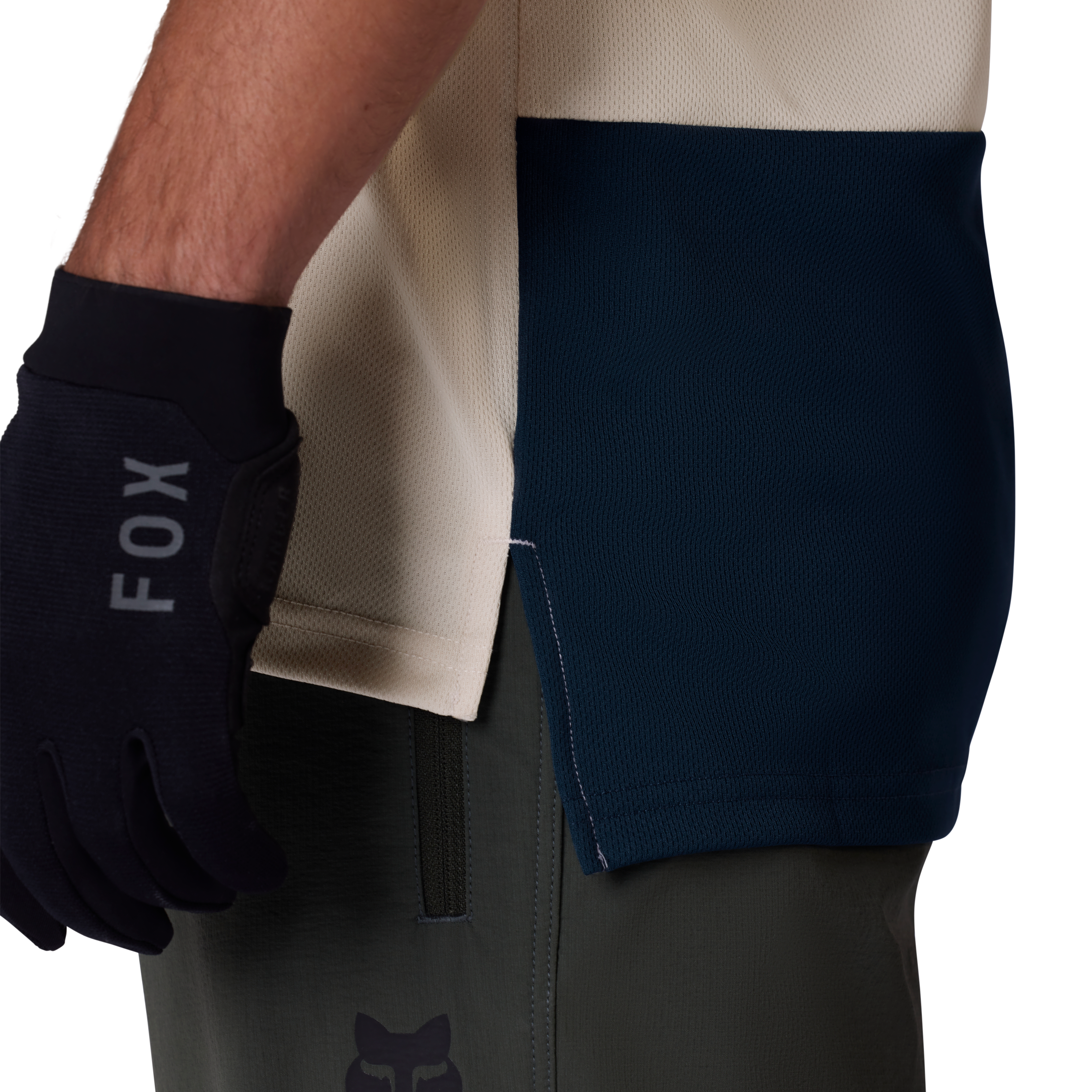 Fox Ranger SS Jersey Wordmark Krijt