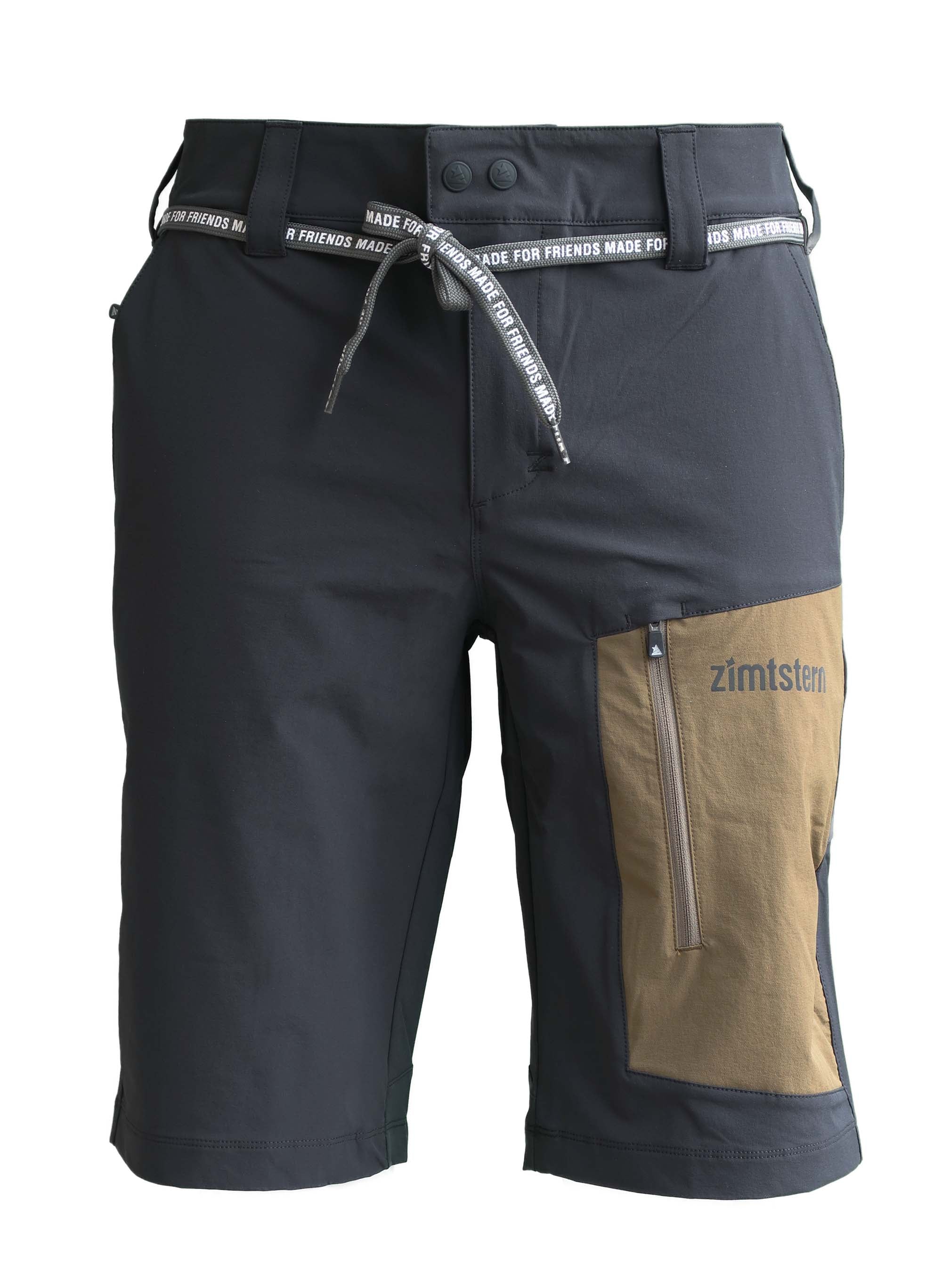 Zimtstern Xalpz Tech Shorts Heren Pirate Black