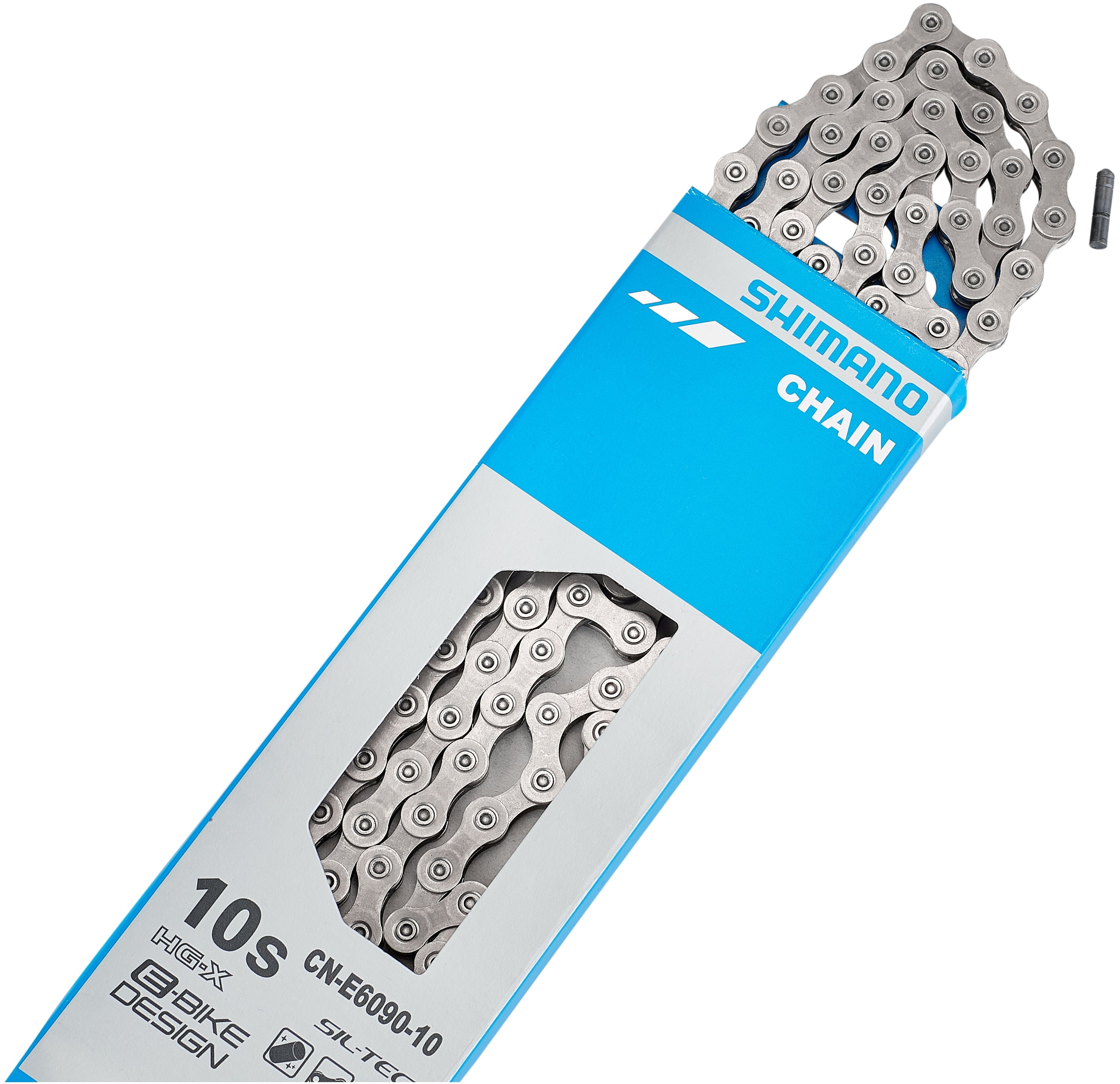 Shimano CN-E6090 Ketting E-Bike 10-speed zilver