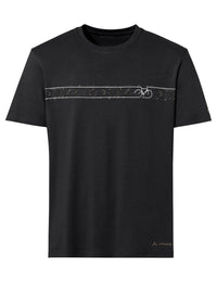 VAUDE Heren Fietser T-shirt V | Heren 2026 | zwart/zwart – aktuelle Variante