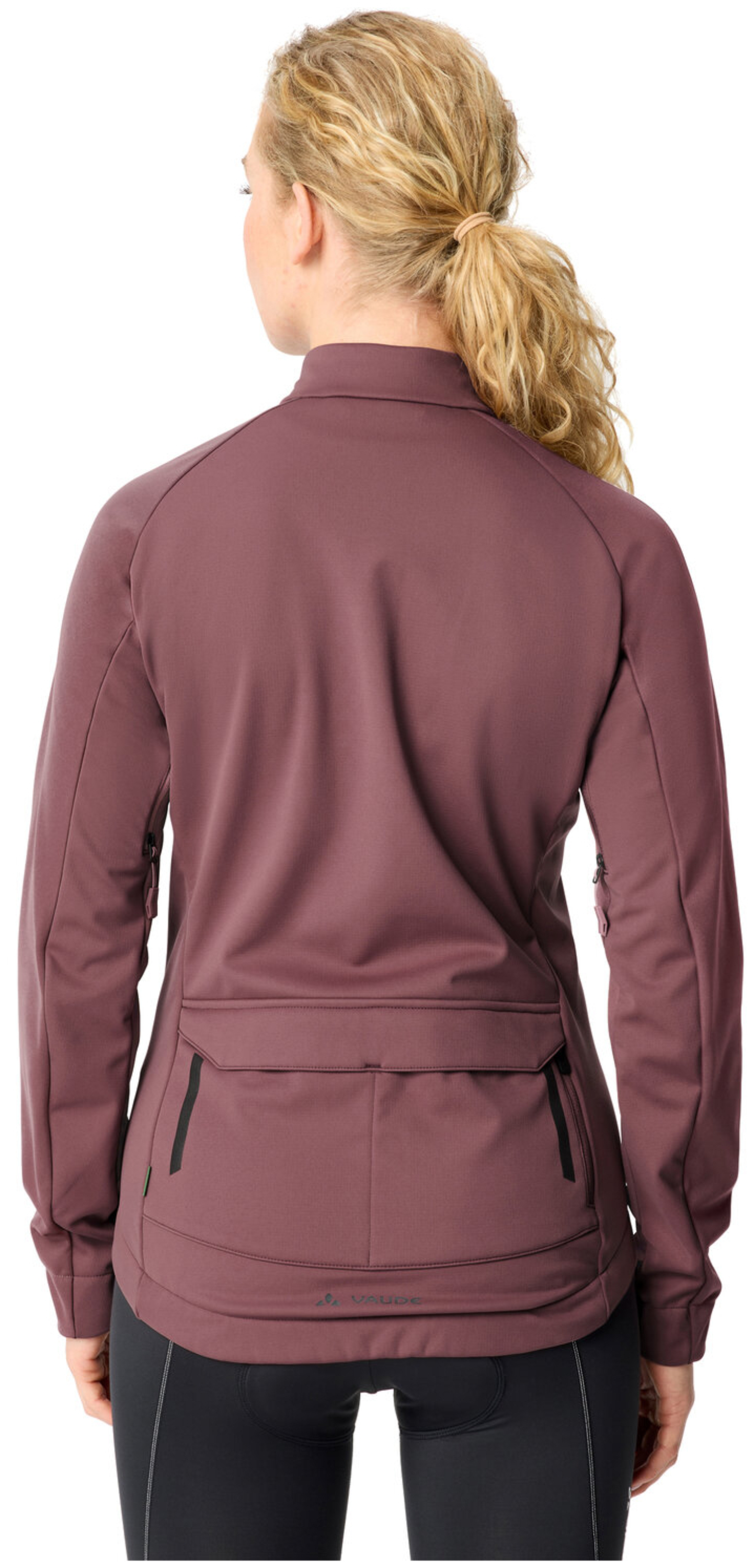 VAUDE Dames Posta Softshell Jas II ruby dusk