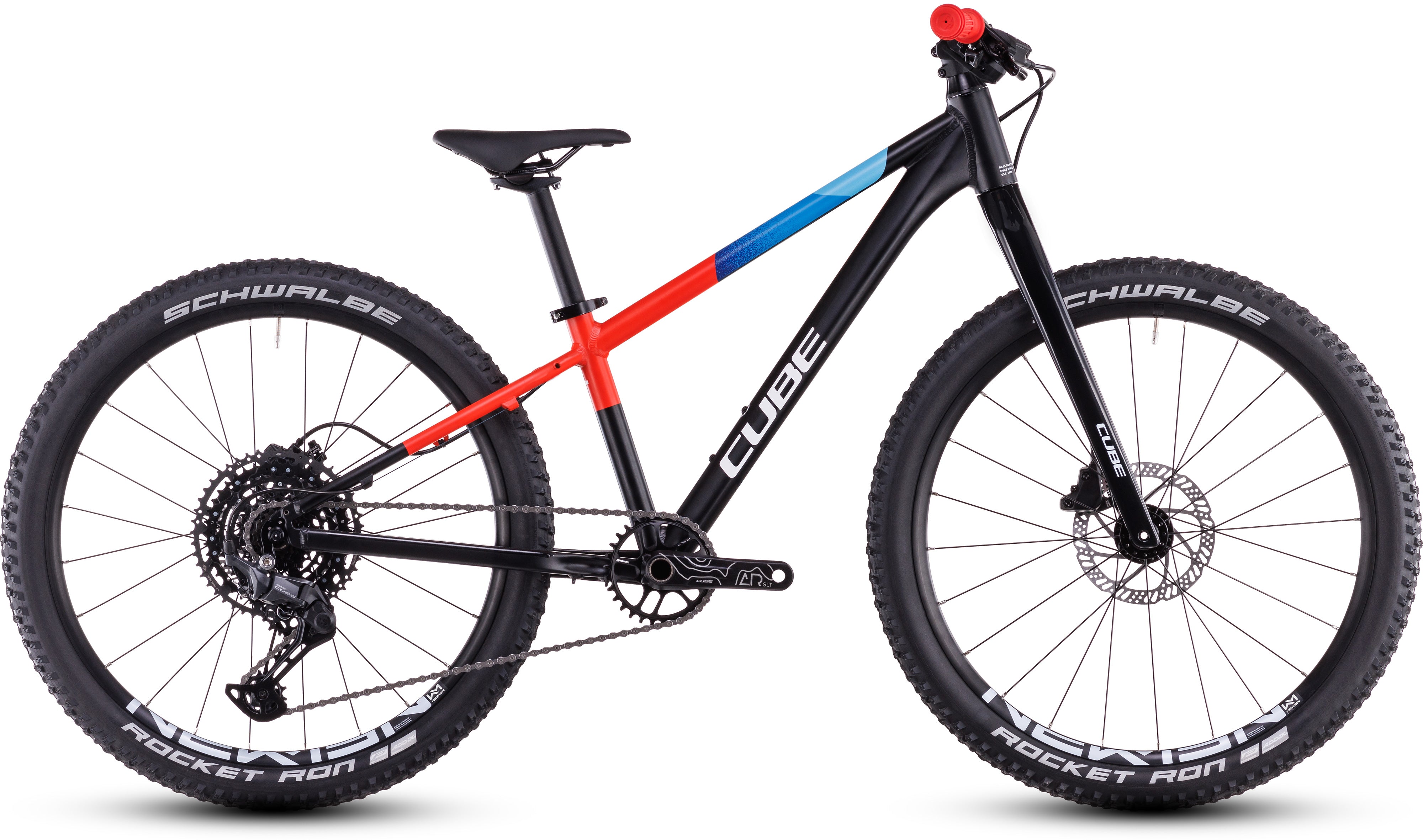 Cube Reaction 240 Pro zwart'n'blauw'n'rood (2025)