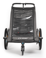 Cube Kinderfietsaanhanger Double PURE zwart, grijs
