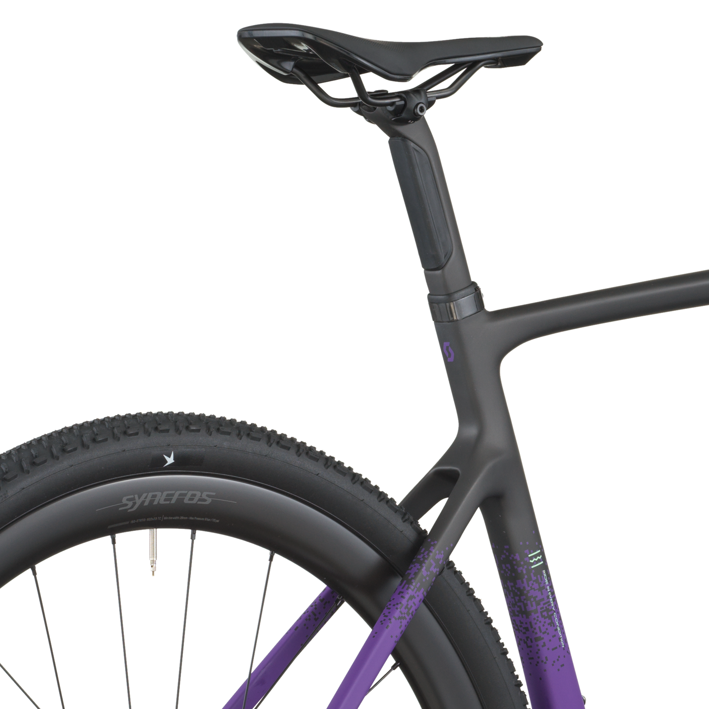 Scott Addict Gravel 20 carbon zwart/indigo paars