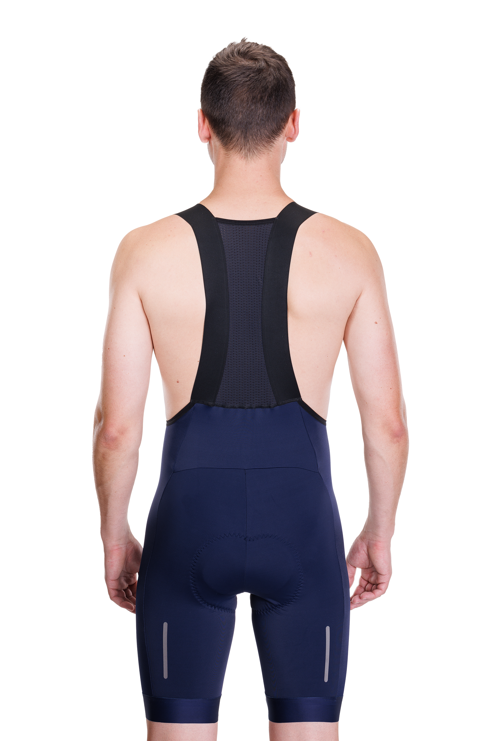 CUBE BLACKLINE korte dragerbroek heren donkerblauw