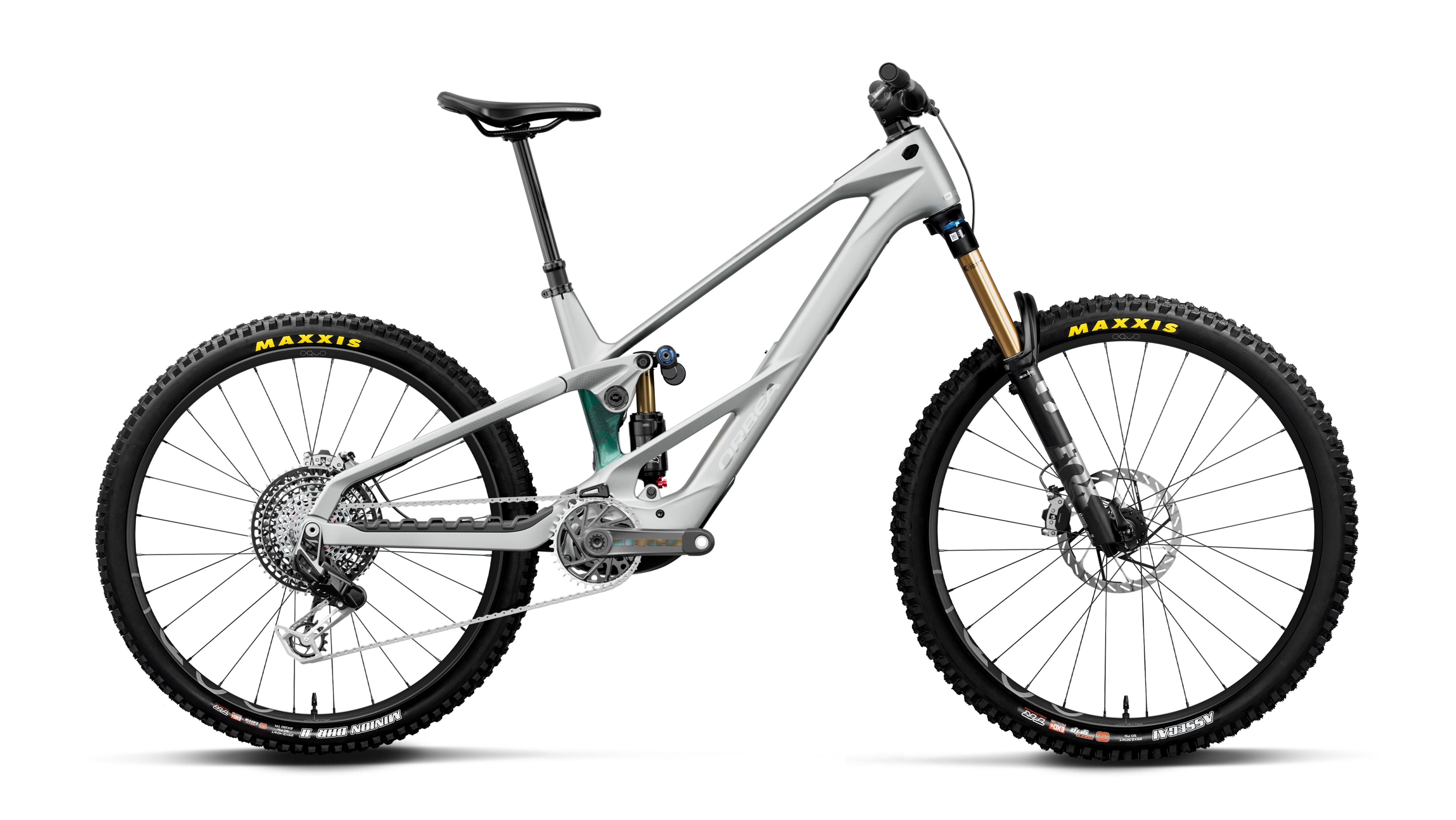 Orbea WILD LT M-LTD RS MULLET Smooth Silver (Mat) - Escape Green C. View (Glanz)