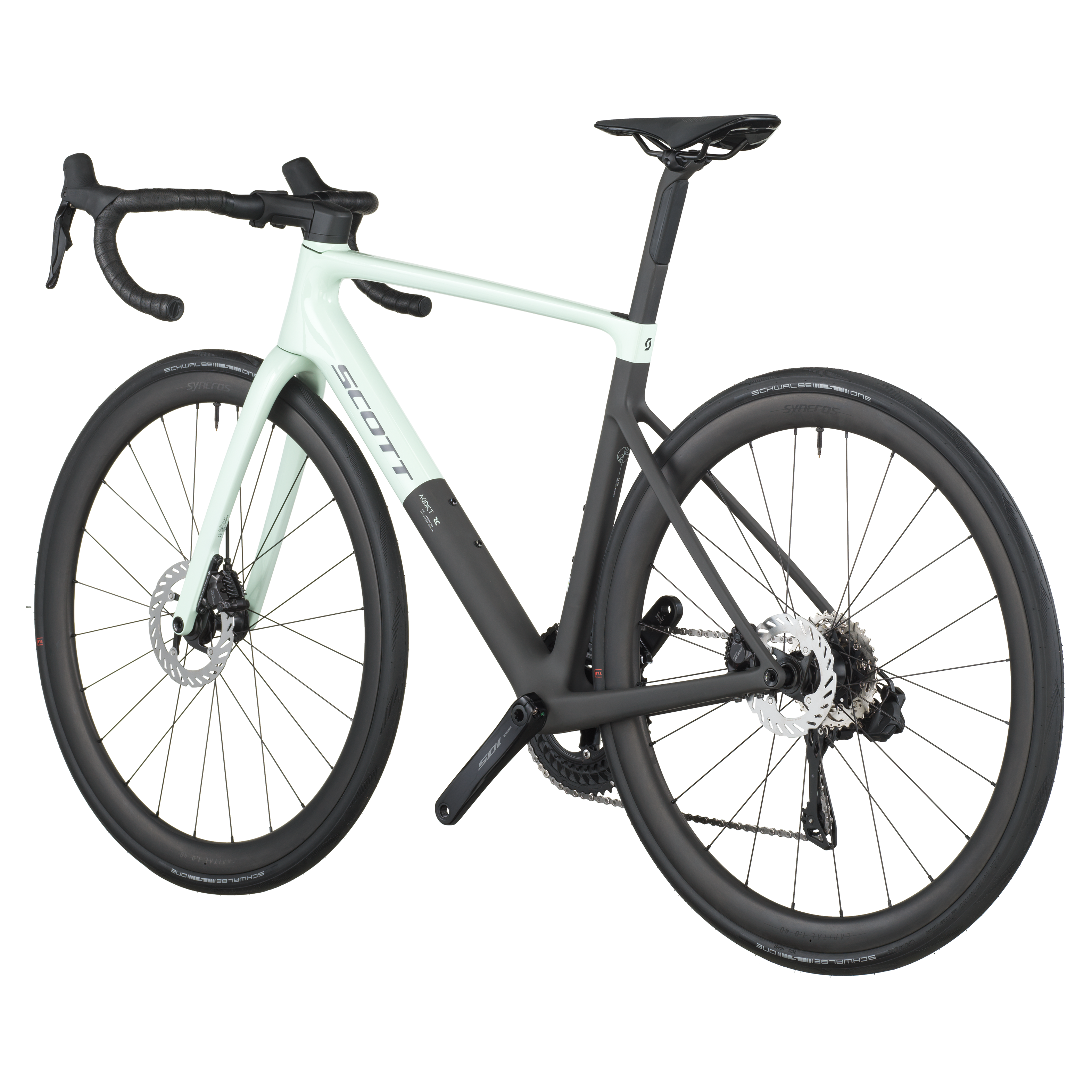 Scott Addict RC 30 bevroren groen/carbon zwart